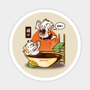 Sushi Cannonball Attack Magnet
